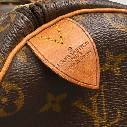 Louis Vuitton Keepall Monogram Canvas, Brown, Canvas, Travel Bag