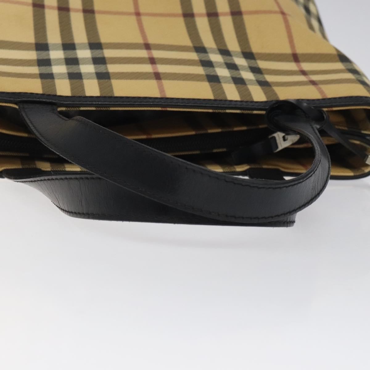 Burberry Nova Check Nova Check Canvas and leather, Beige, Canvas, Handbag