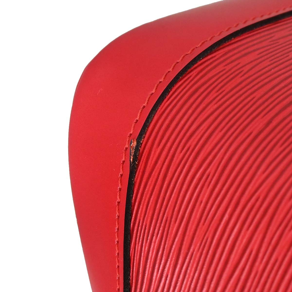 Louis Vuitton Alma Epi Leather, Red, Leather, Handbag
