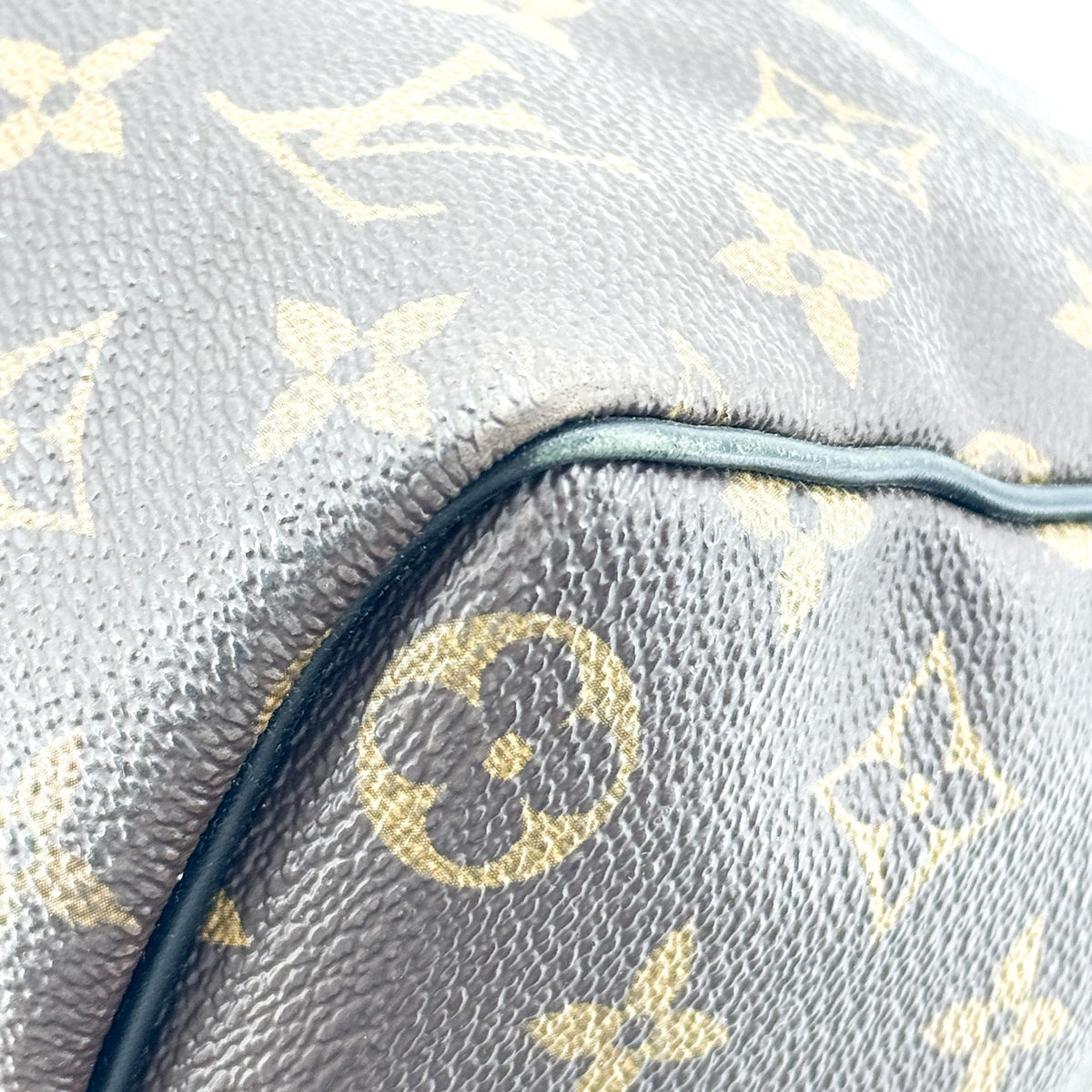 Louis Vuitton Keepall Bandouliere Macassar Monogram Canvas, Brown, Canvas, Travel Bag