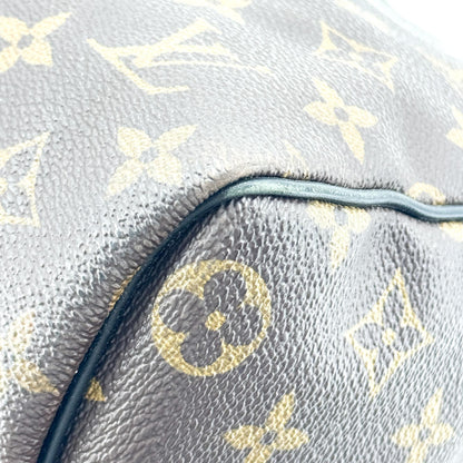Louis Vuitton Keepall Bandouliere Macassar Monogram Canvas, Brown, Canvas, Travel Bag