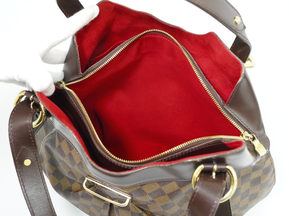 Louis Vuitton Sistina Damier Ebene, Brown, Canvas, Shoulder Bag
