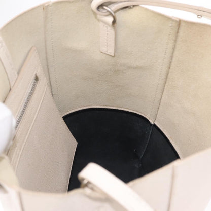 Celine Vertical Bi-Cabas Leather, Black, Leather, Tote Bag