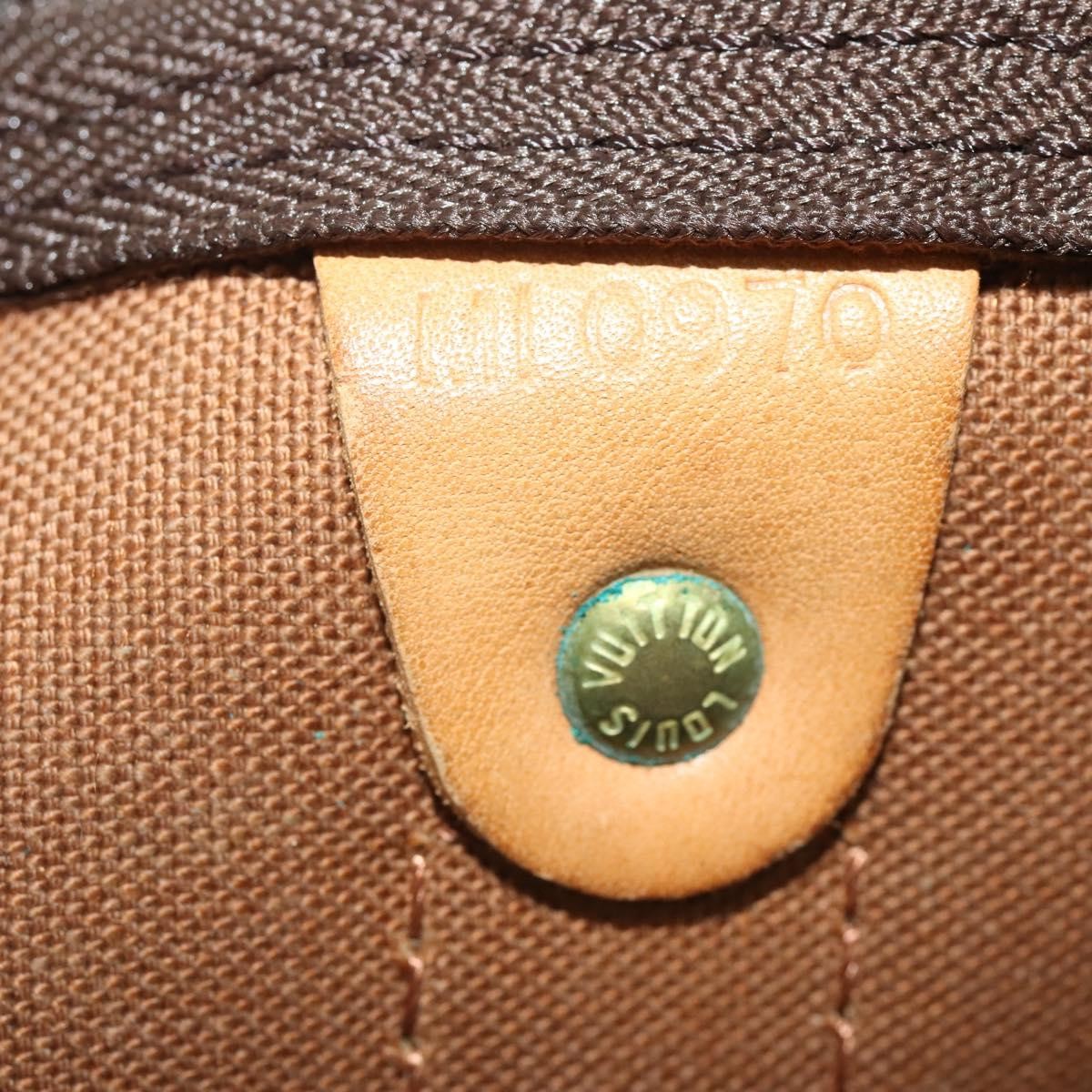 Louis Vuitton Keepall Monogram, Brown, Canvas, Travel Bag
