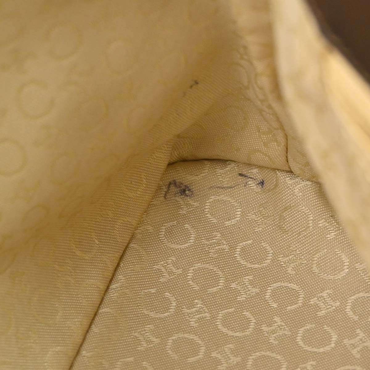 Celine Macadam Canvas, Brown, Canvas, Shoulder Bag