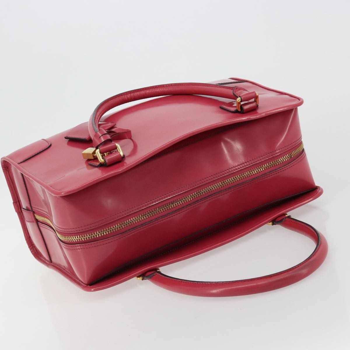 Loewe Amazona Patent, Pink, Patent Leather, Handbag