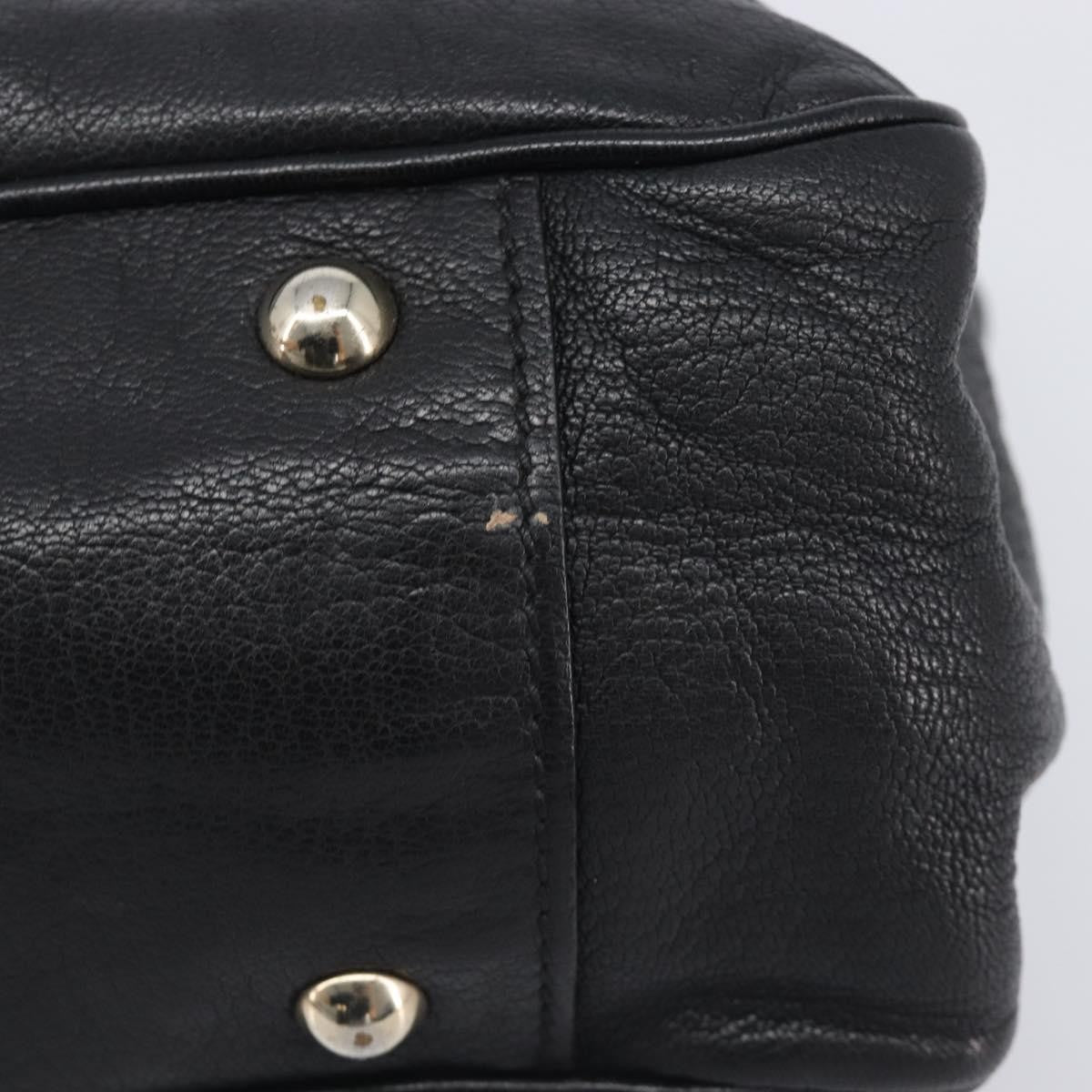 Gucci Princy Leather, Black, Leather, Tote Bag