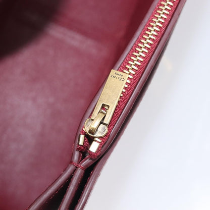 Celine Frame Leather, Beige, Leather, Shoulder Bag