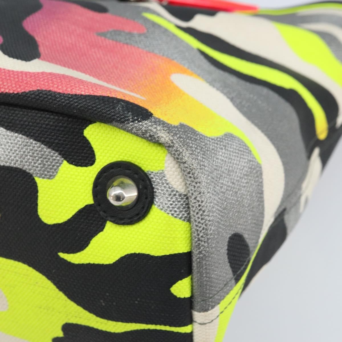 Christian Dior Open Limited Edition Anselm Reyle Camouflage Canvas, Multicolour, Canvas, Tote Bag