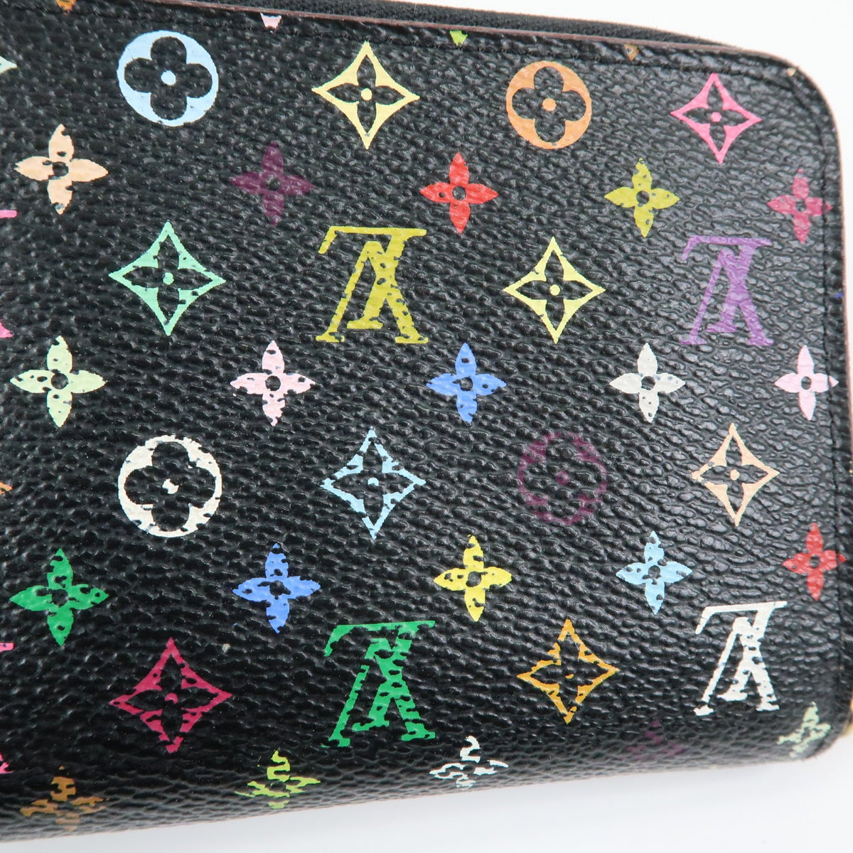 Louis Vuitton Zippy Coin Purse Monogram Multicolor, Black, Canvas, Wallet