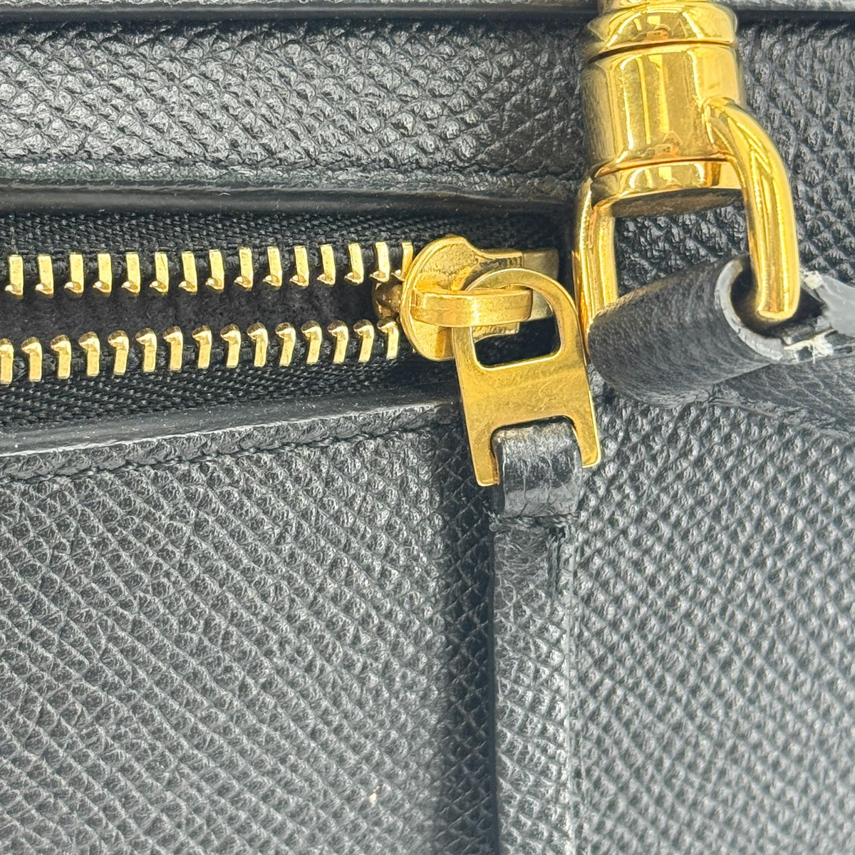 Celine Belt Calfskin, Black, Leather, Handbag