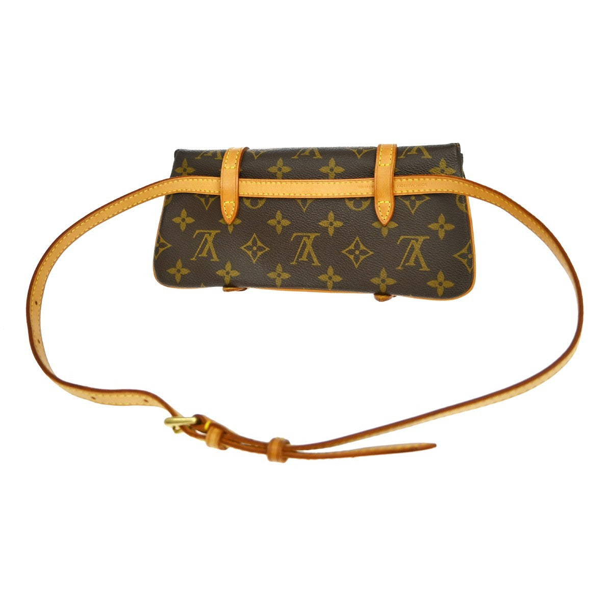 Louis Vuitton Marelle Monogram, Brown, Canvas, Clutch