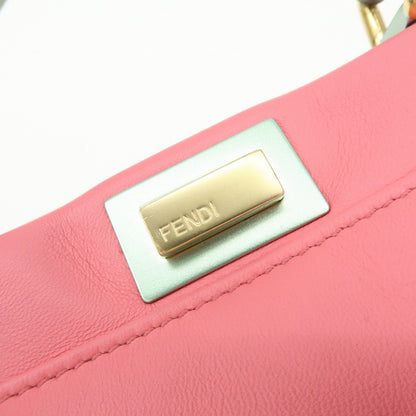 Fendi Peekaboo Leather, Pink, Leather, Handbag