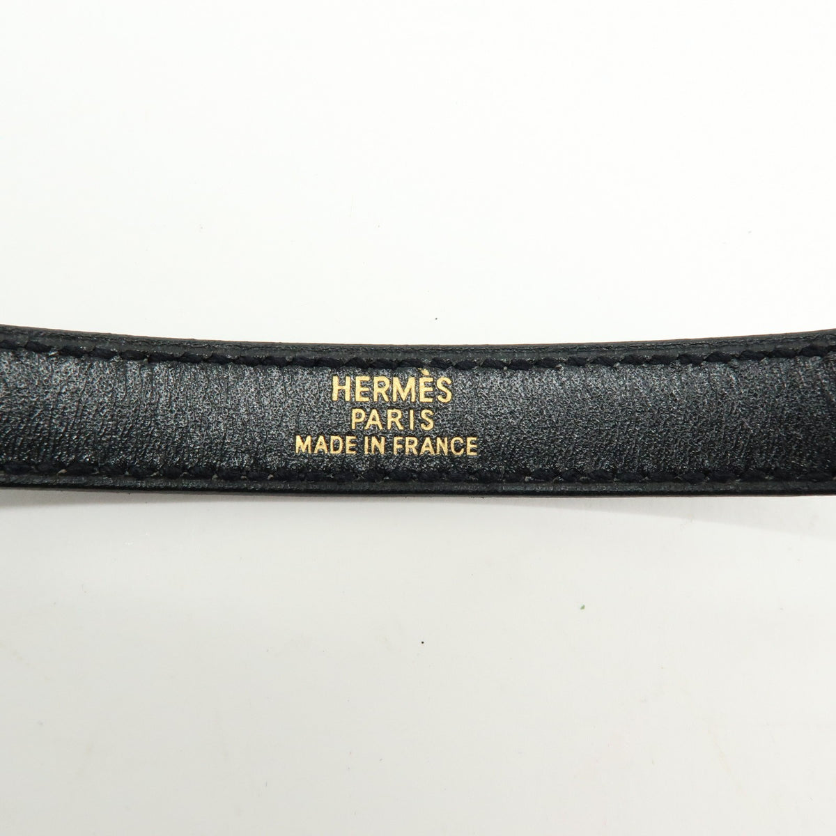 Hermes Kelly Double Tour Leather, Black, Leather, Bracelet