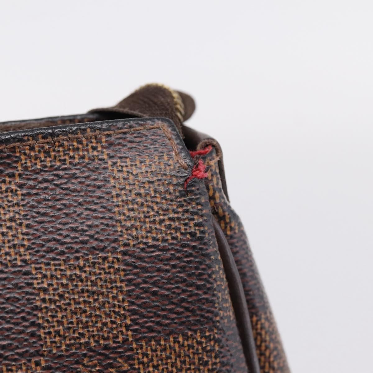 Louis Vuitton Eva Damier, Brown, Canvas, Handbag