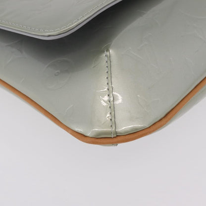 Louis Vuitton Thompson Street Monogram Vernis, Gray, Patent Leather, Shoulder Bag