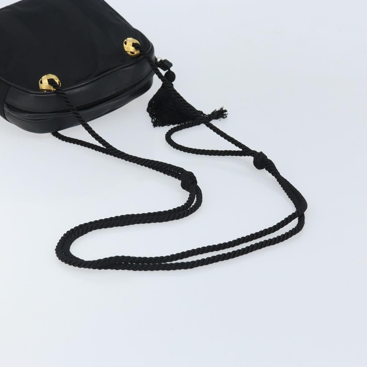 Salvatore Ferragamo Vintage Canvas, Black, Canvas, Shoulder Bag
