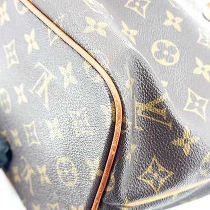 Louis Vuitton Palermo Monogram Canvas, Brown, Canvas, Handbag
