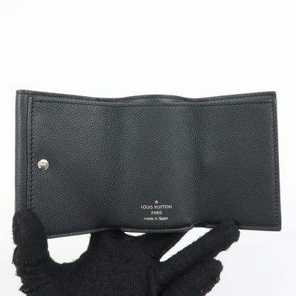 Louis Vuitton Lockmini Leather, Black, Leather, Wallet