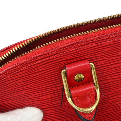 Louis Vuitton Alma Epi Leather, Red, Leather, Handbag
