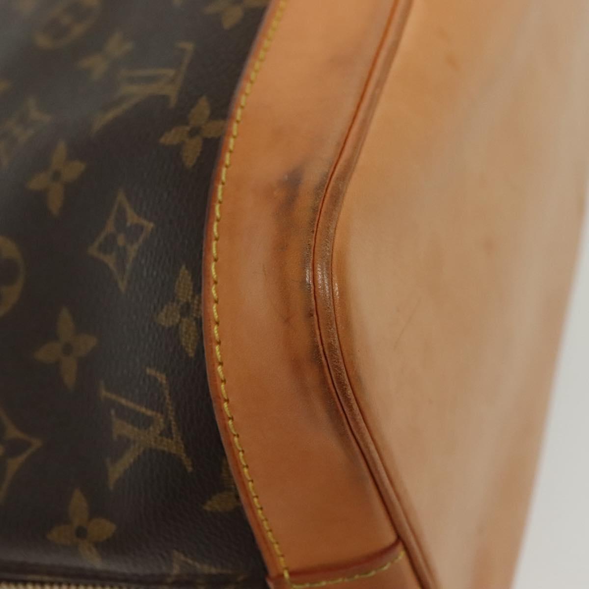 Louis Vuitton Alma Handbag Monogram Canvas, BROWN, CANVAS, Handbag