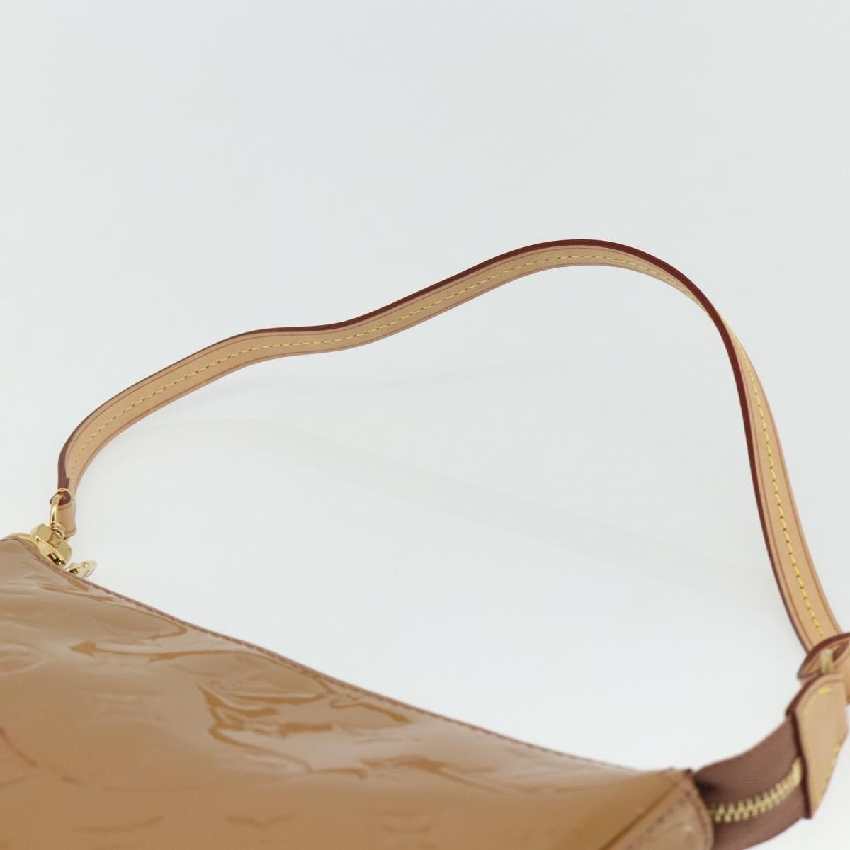 Louis Vuitton Pochette Accessoires NM Monogram Vernis, Brown, Patent Leather, Clutch
