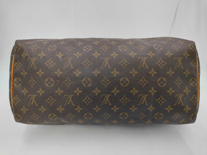 Louis Vuitton Speedy Handbag Monogram Canvas, BROWN, CANVAS, Handbag