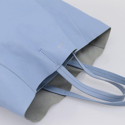 Celine Vertical Bi-Cabas Tote Leather, Blue, Leather, Tote Bag