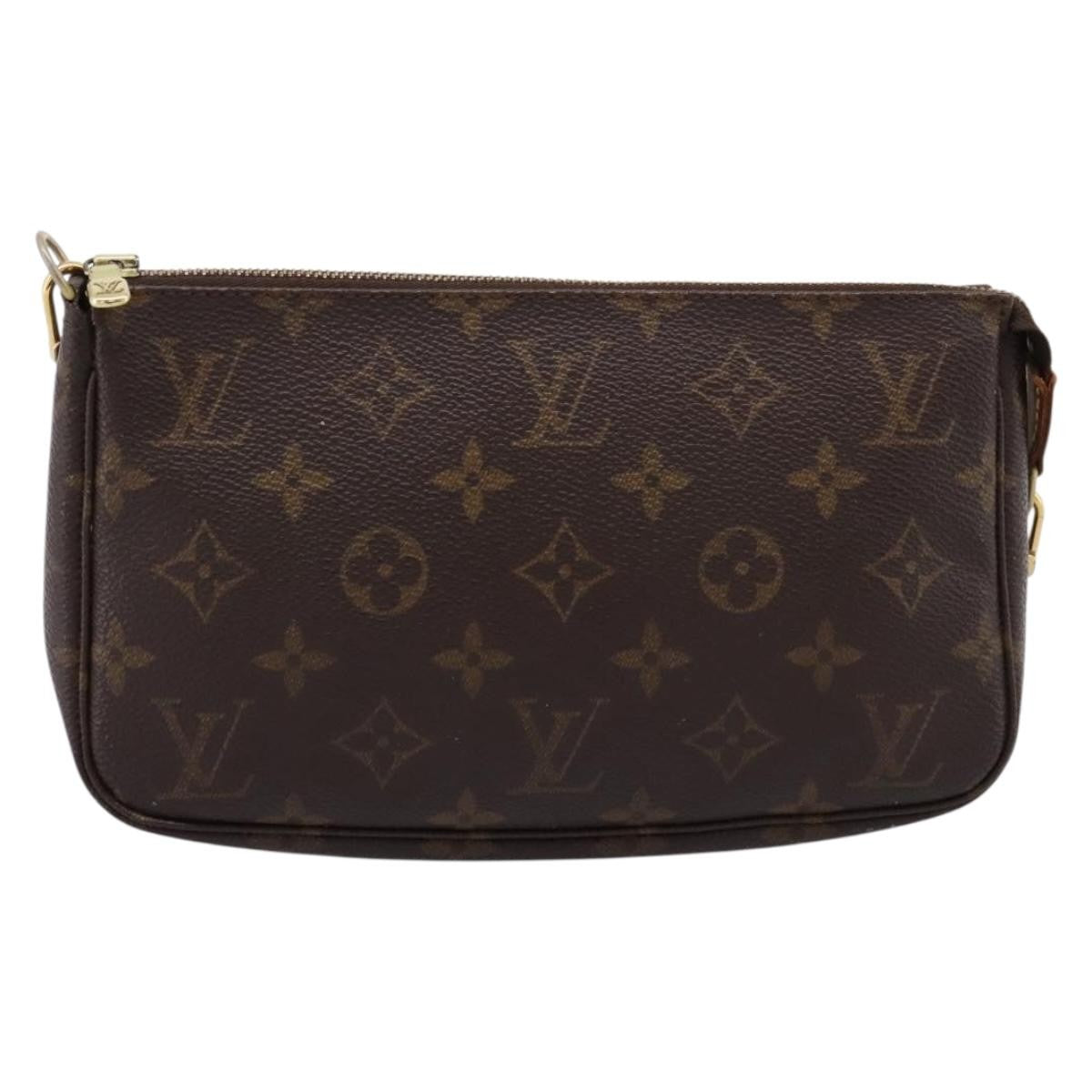 Louis Vuitton Pochette Accessoires NM Monogram Canvas, Brown, Canvas, Clutch