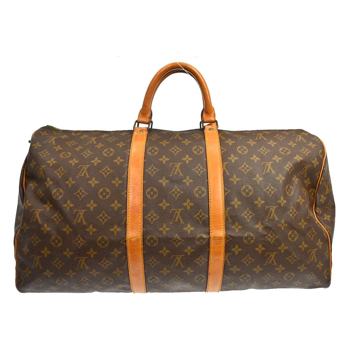 Louis Vuitton Keepall Monogram Canvas, Brown, Canvas, Travel Bag