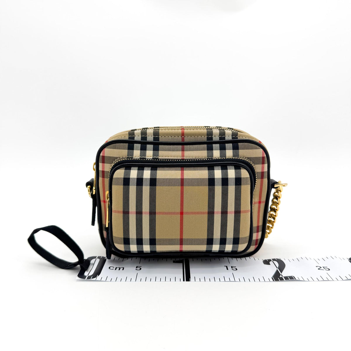 Burberry Camera Horseferry Print Coated Canvas, Multicolour, Canvas, Handbag