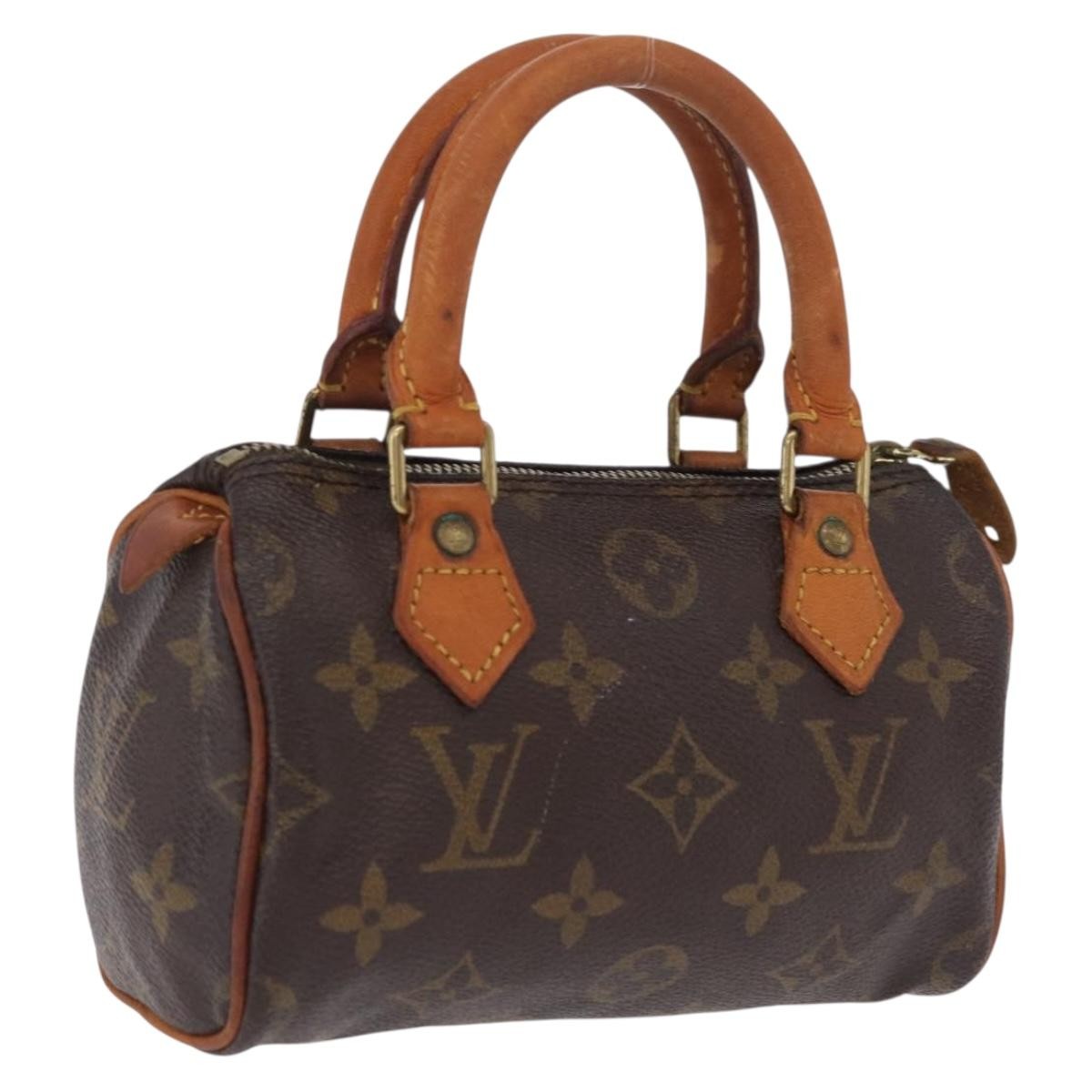 Louis Vuitton Speedy Mini HL Monogram Canvas, Brown, Canvas, Handbag
