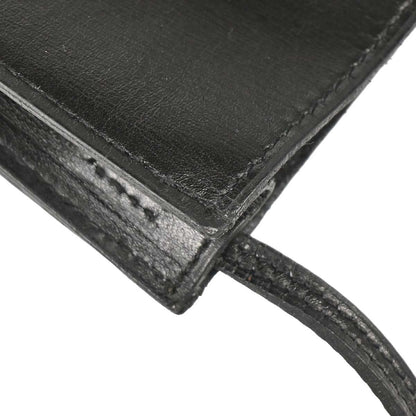 Hermes Onimaitou Pochette Box Calf, Black, Leather, Clutch