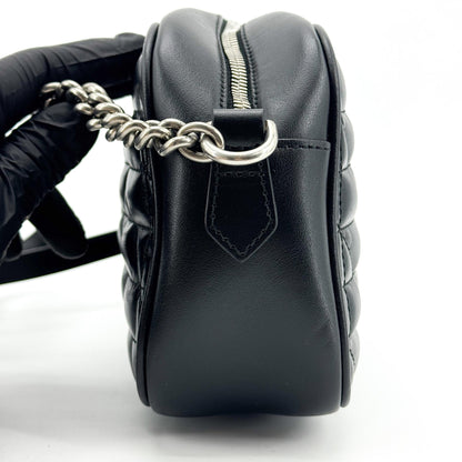 Gucci GG Marmont Wrist Matelasse Leather, Black, Leather, Clutch