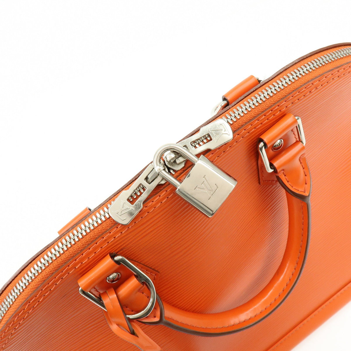 Louis Vuitton Alma Epi Leather, Orange, Leather, Handbag