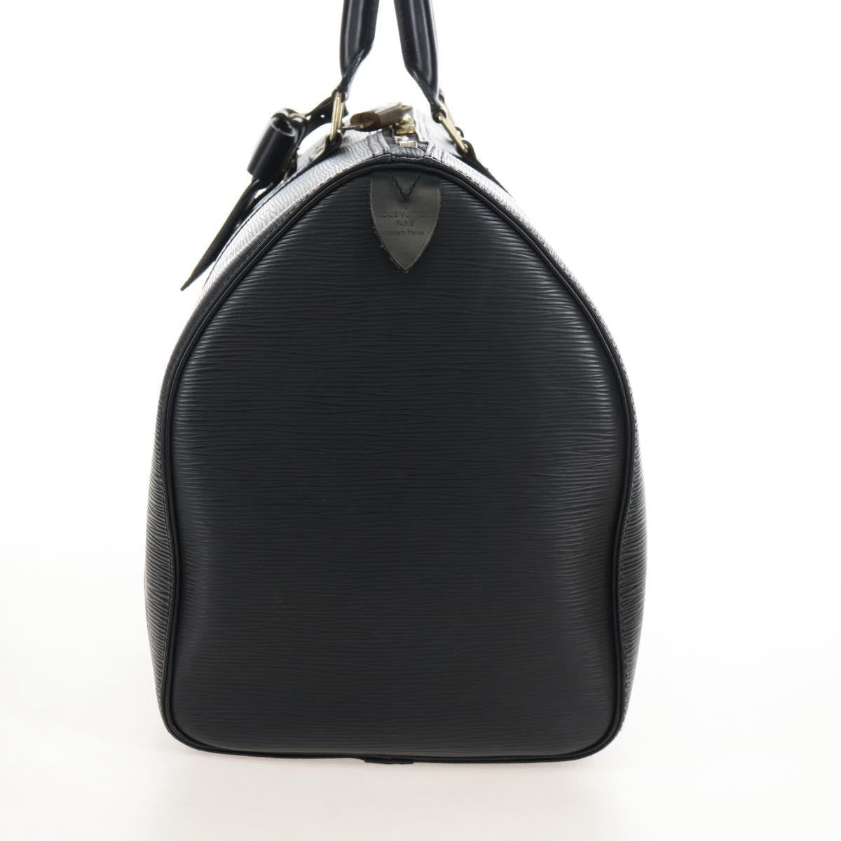 Louis Vuitton Keepall Epi Leather, Black, Leather, Travel Bag