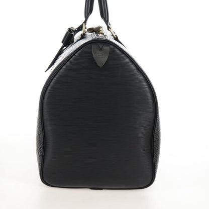 Louis Vuitton Keepall Epi Leather, Black, Leather, Travel Bag