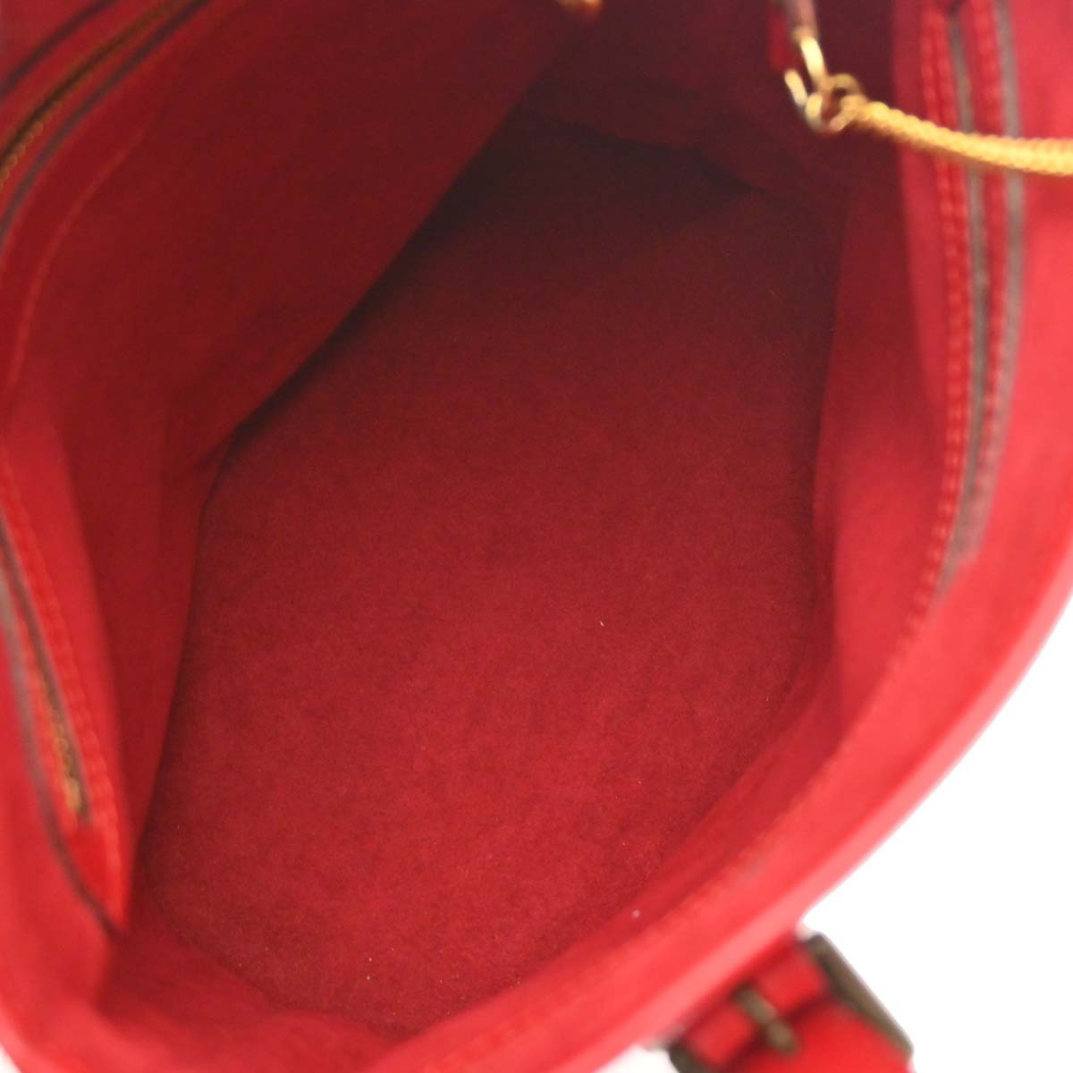 Louis Vuitton Bucket Epi Leather, Red, Leather, Tote Bag