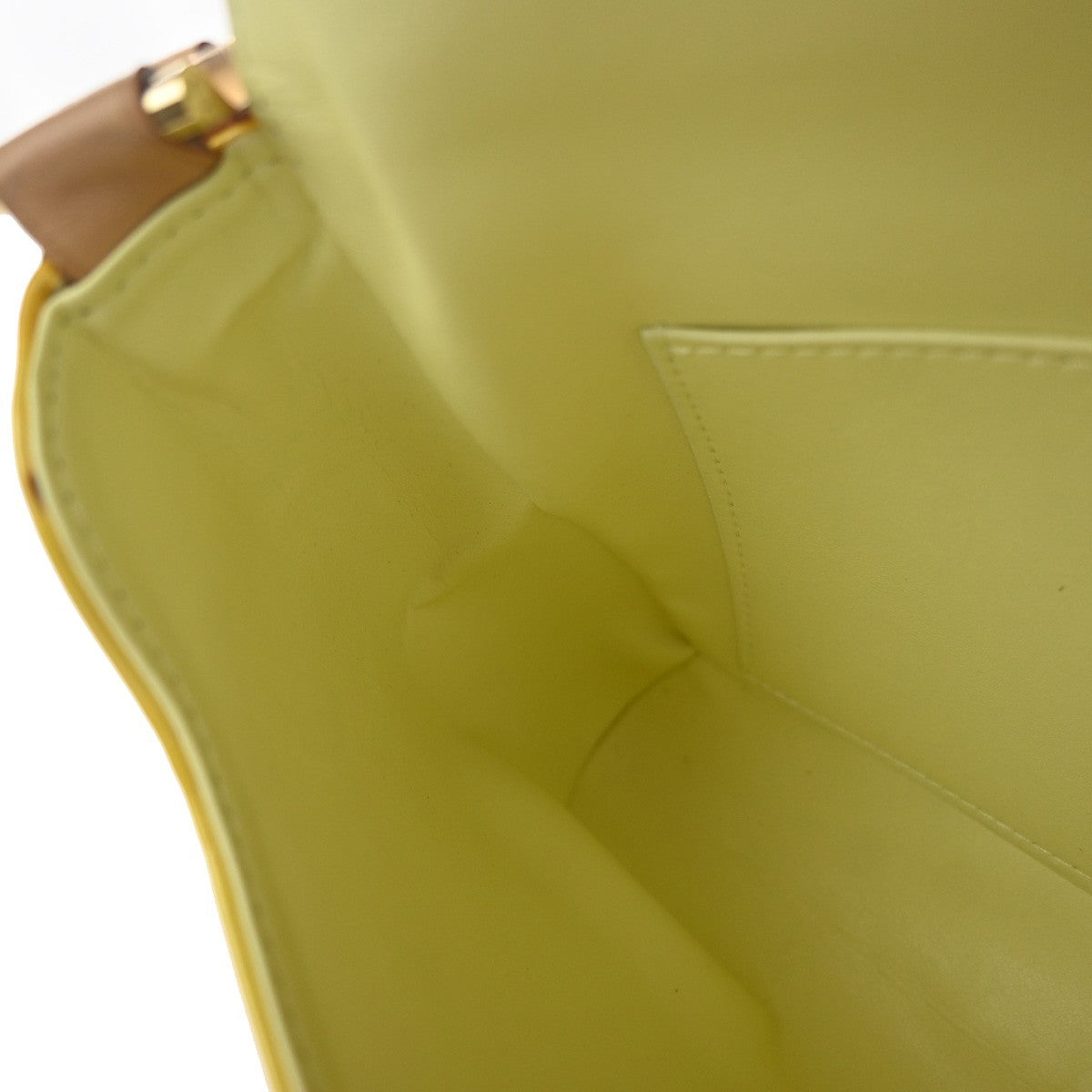 Louis Vuitton Thompson Street Monogram Vernis, Yellow, Patent Leather, Shoulder Bag