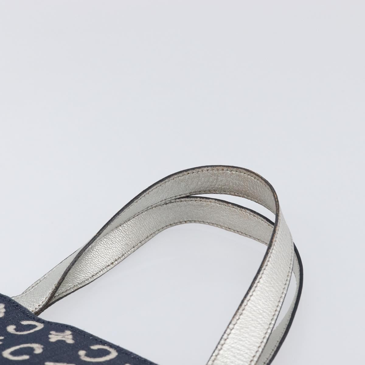 Celine C Macadam Canvas, Navy, Canvas, Handbag