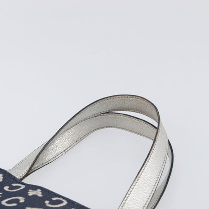 Celine C Macadam Canvas, Navy, Canvas, Handbag