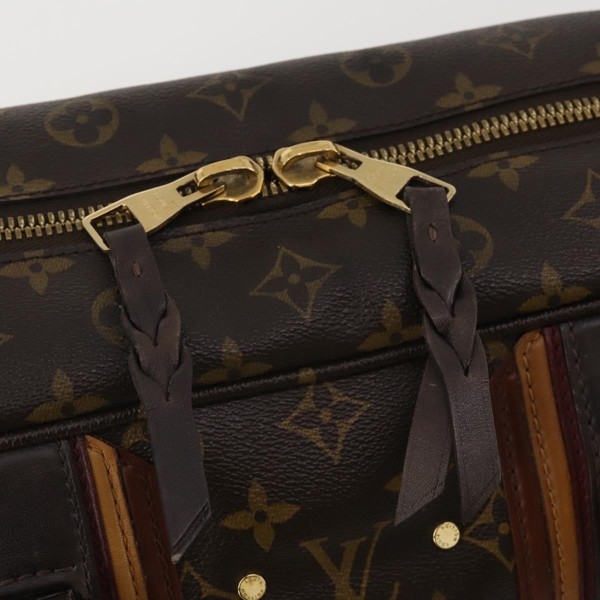 Louis Vuitton Bequia Porte Document Geant Monogram Canvas with Leather, Brown, Canvas, Briefcase