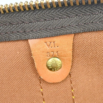 Louis Vuitton Keepall Monogram Canvas, Brown, Canvas, Travel Bag