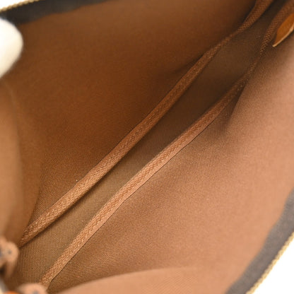 Louis Vuitton Pochette Accessoires Monogram, Brown, Canvas, Clutch