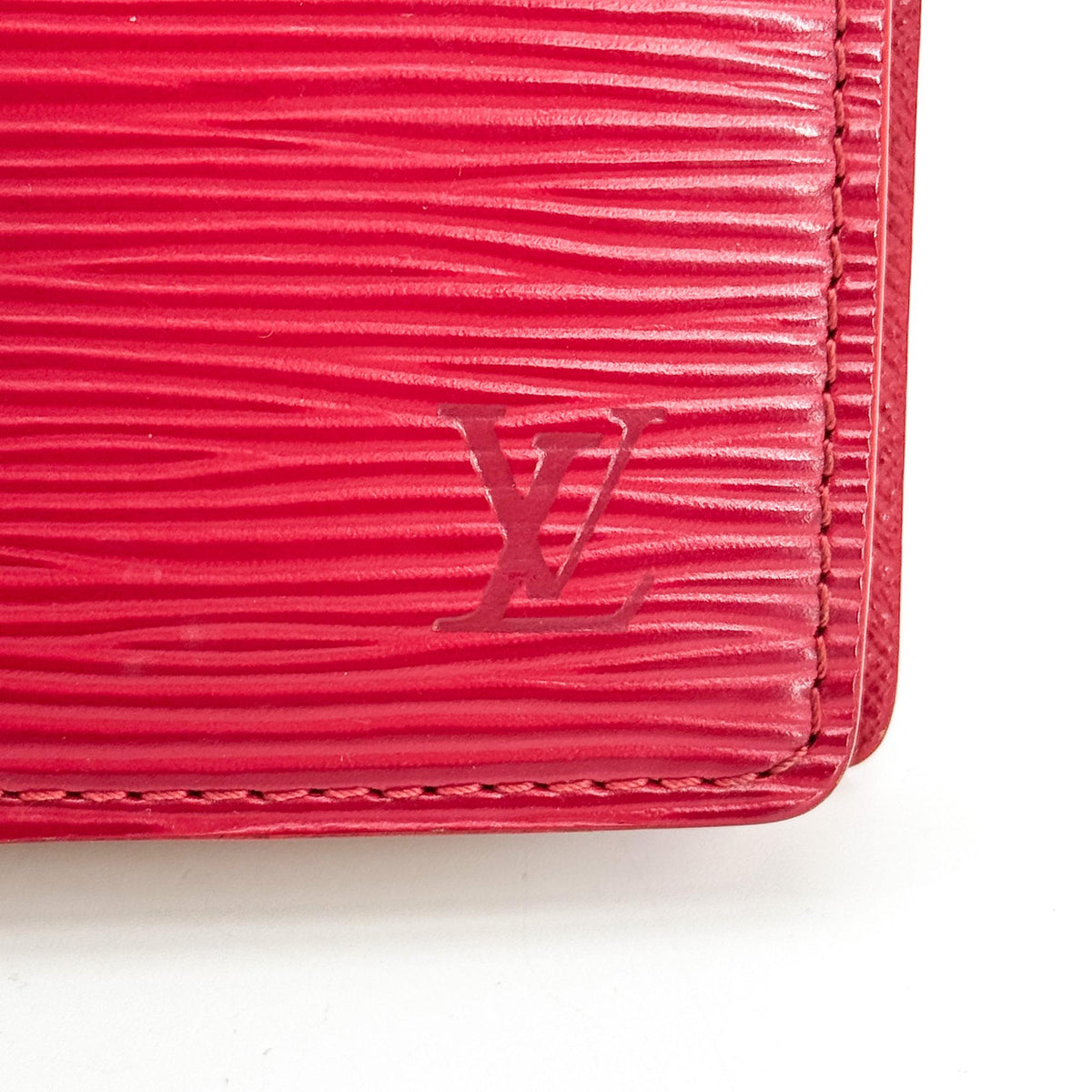 Louis Vuitton Ring Agenda Cover Epi Leather, Red, Leather, Briefcase