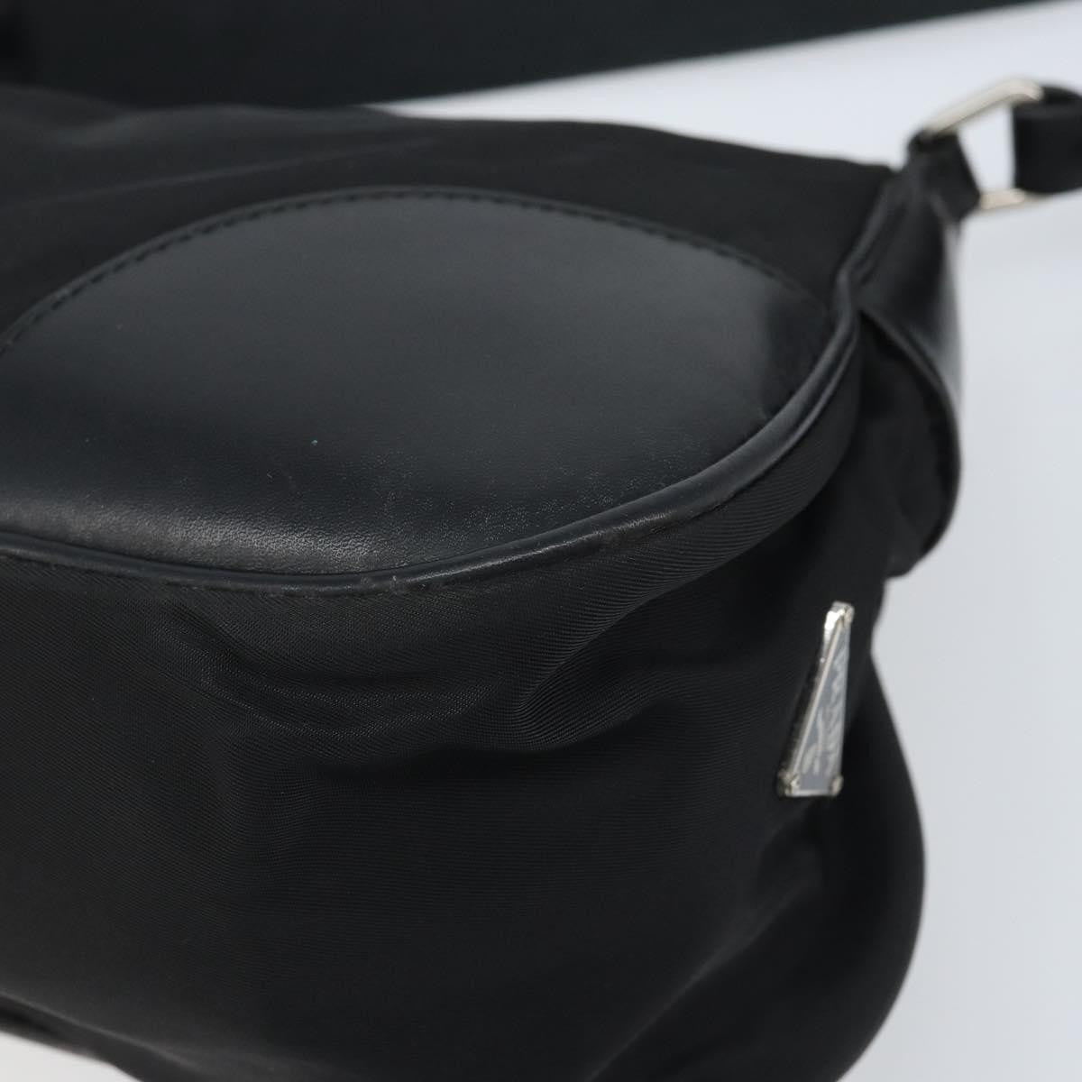 Prada Shoulder Tessuto, Black, Nylon, Shoulder Bag