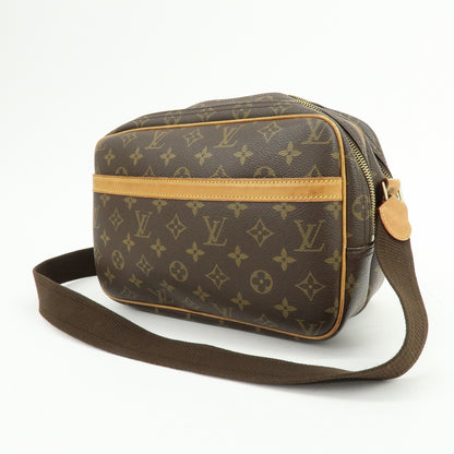 Louis Vuitton Reporter Monogram Canvas, Brown, Canvas, Shoulder Bag