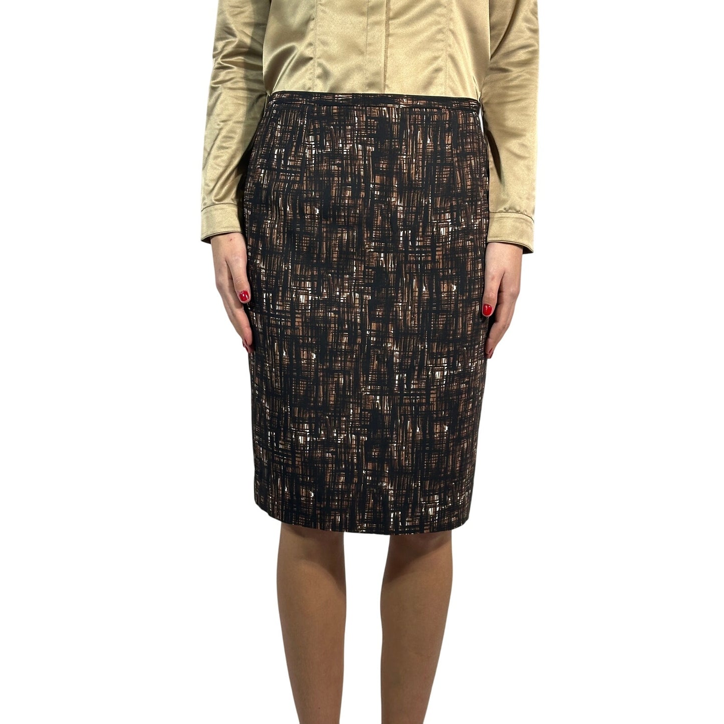 MICHAEL KORS Patterned Pencil Skirt