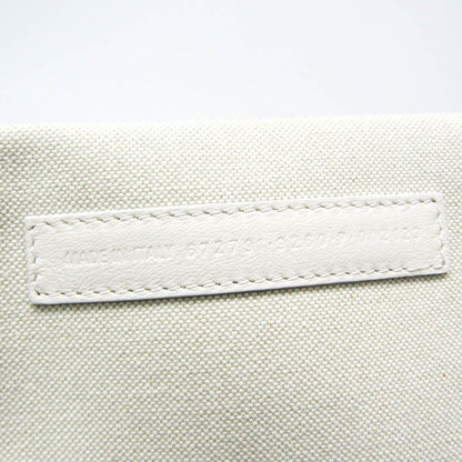 Balenciaga Everyday 2.0 North South Canvas and leather, White, Canvas, Tote Bag