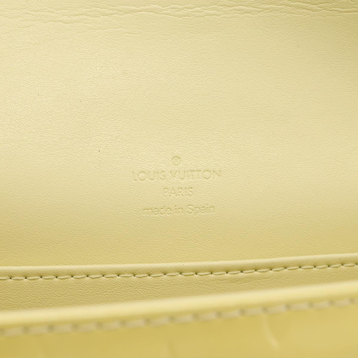 Louis Vuitton Thompson Street Monogram Vernis, Yellow, Patent Leather, Shoulder Bag